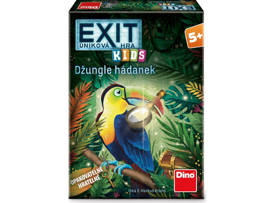 DINO EXIT Úniková hra Kids: Džungle hádanek