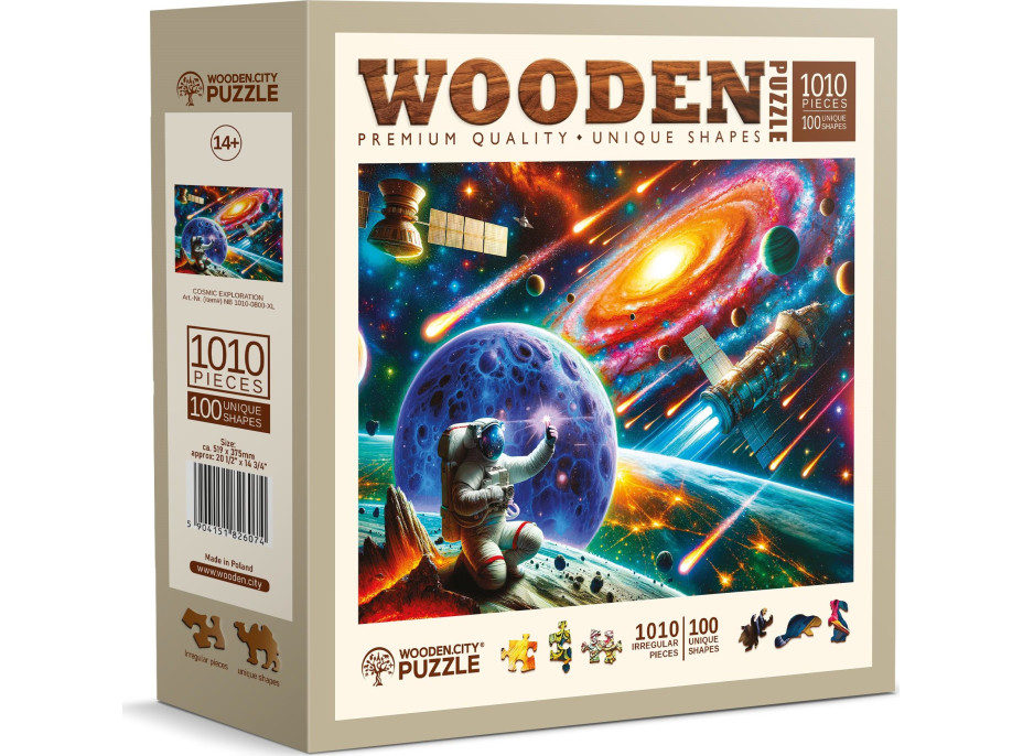 WOODEN CITY Dřevěné puzzle Objevování vesmíru 1010 dílků