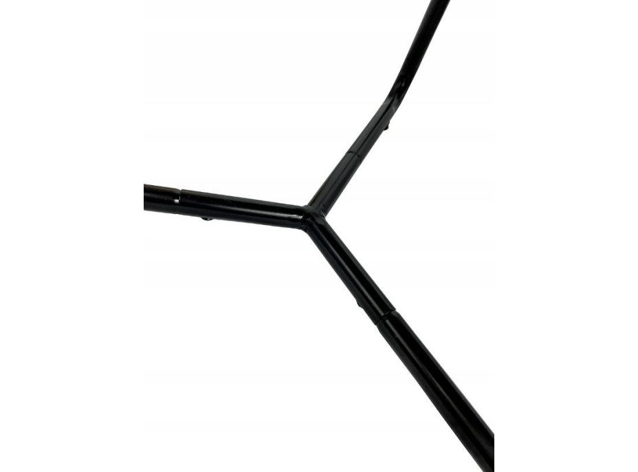 Konferenční stolek ROUND FRAME - dub/černý - 70x47 cm