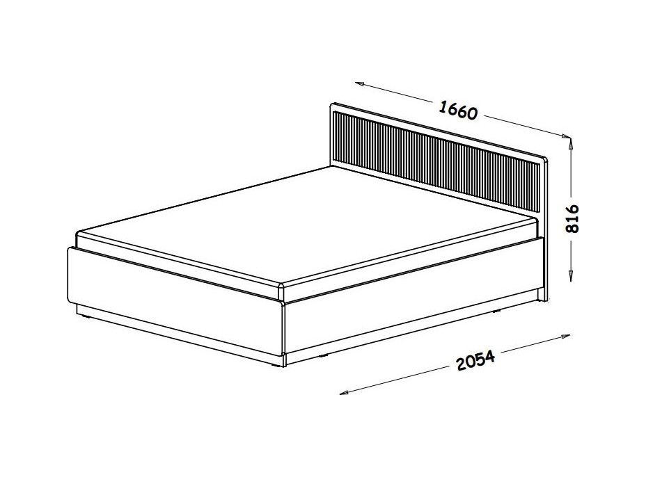 Postel PRESTIGO P13 - 200x160 cm