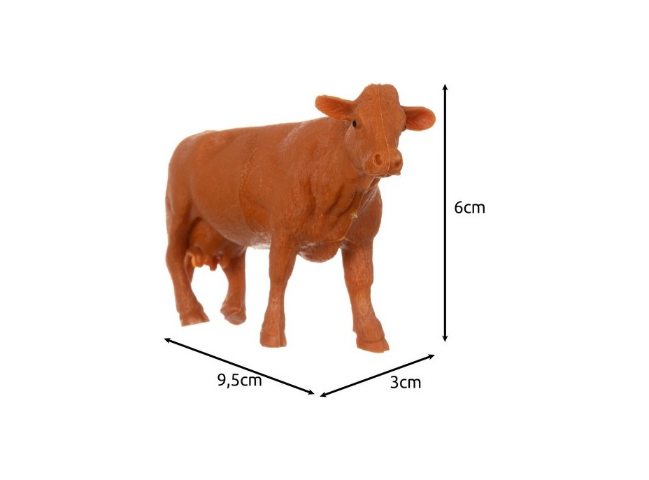 Figurky hospodářských zvířat - sada 12 ks