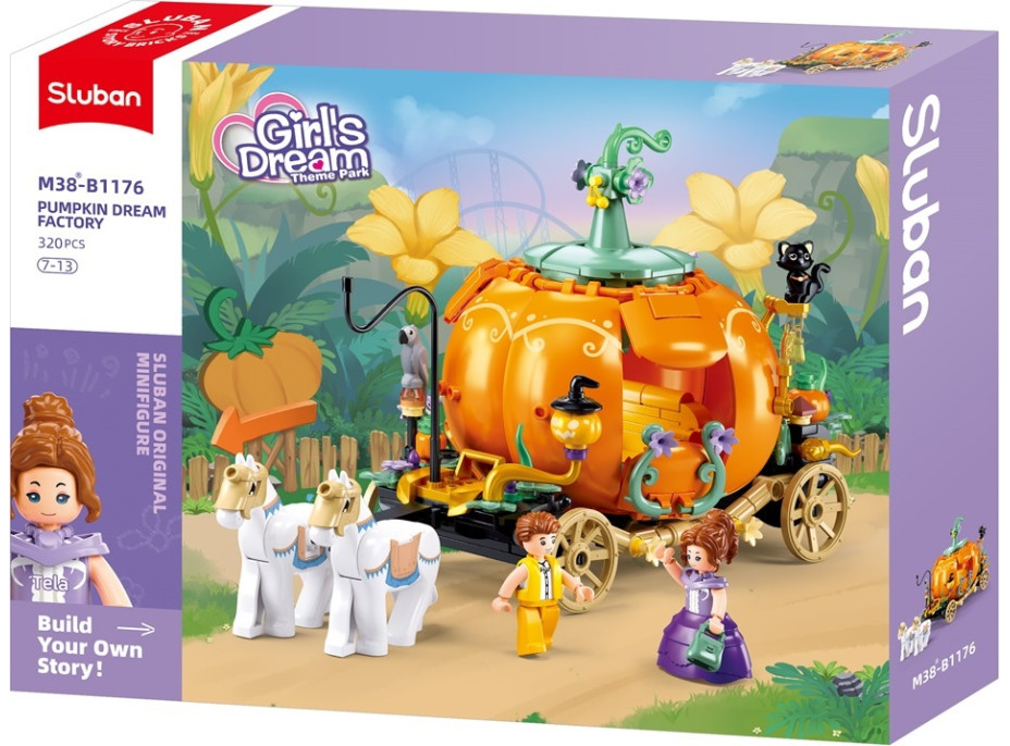 Sluban Girls Dream Pumpkin M38-B1176 Kouzelný dýňový kočár