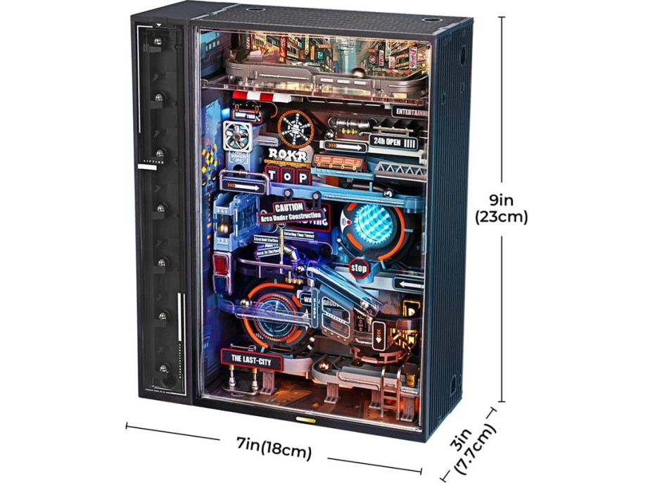 RoboTime 3D mechanická skládačka kuličkové dráhy Město minulosti