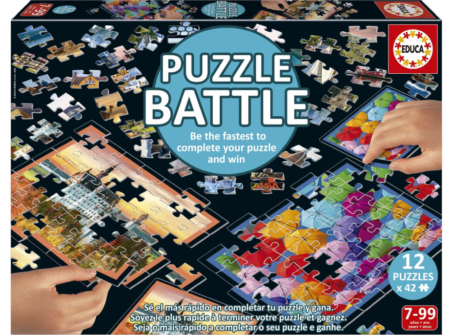 EDUCA Puzzle bitva Cestování 12x42 dílků