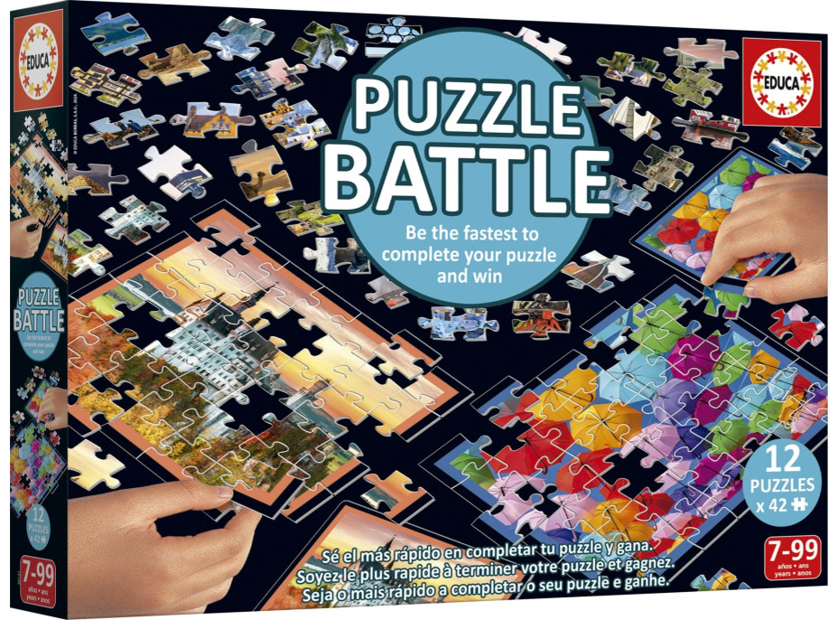 EDUCA Puzzle bitva Cestování 12x42 dílků