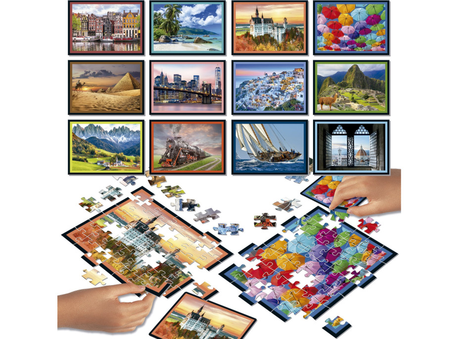 EDUCA Puzzle bitva Cestování 12x42 dílků