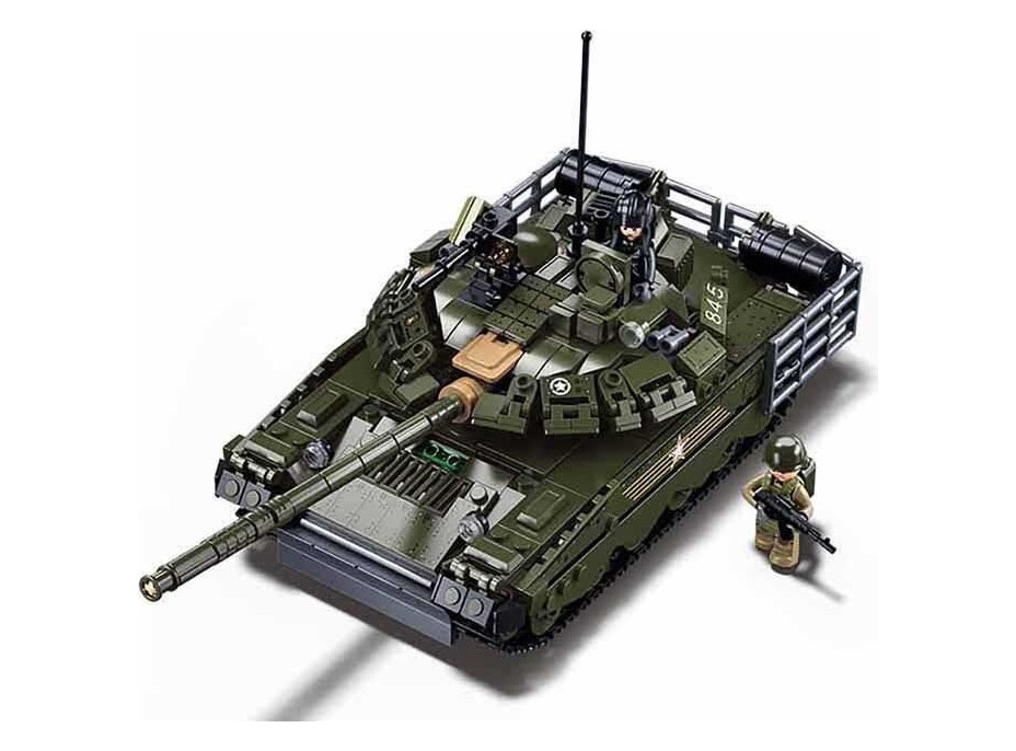 Sluban Model Bricks M38-B1178 Hlavní bitevní tank T-80 2 v 1 v měřítku 1:35