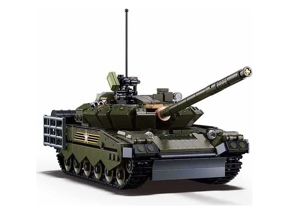 Sluban Model Bricks M38-B1178 Hlavní bitevní tank T-80 2 v 1 v měřítku 1:35