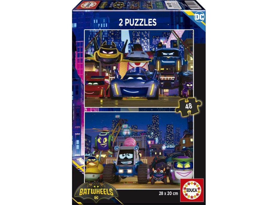 EDUCA Puzzle Batwheels 2x48 dílků