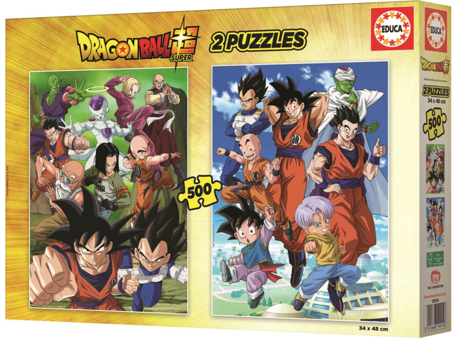 EDUCA Puzzle Dragon Ball 2x500 dílků