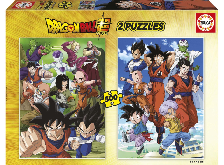 EDUCA Puzzle Dragon Ball 2x500 dílků