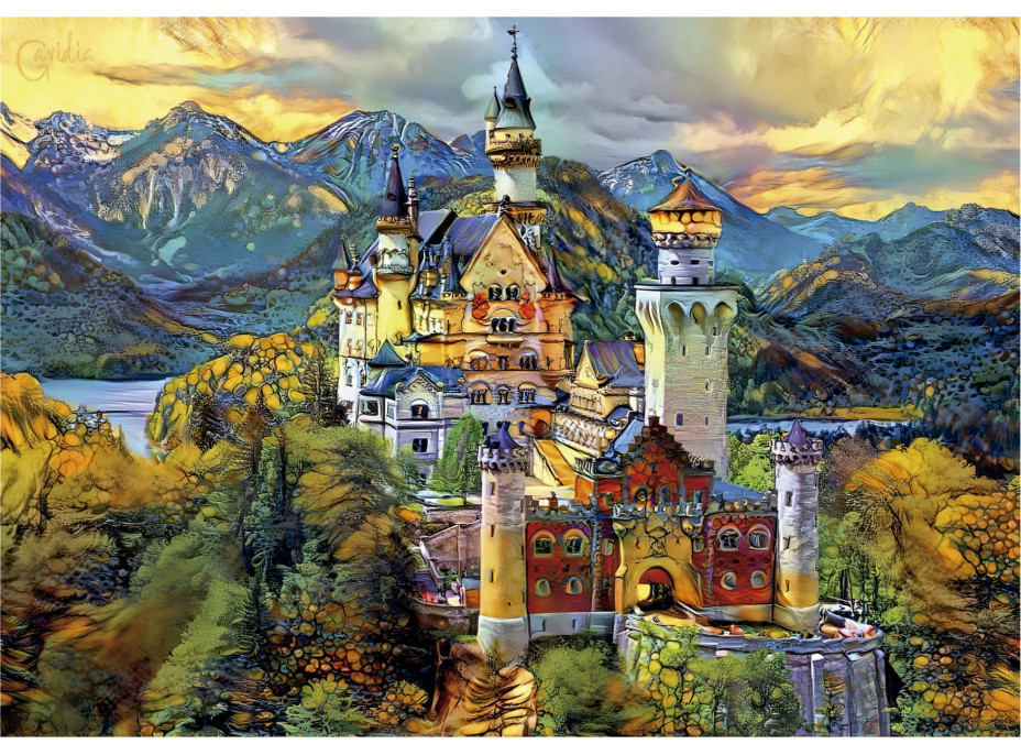 EDUCA Puzzle Neuschwanstein 1000 dílků