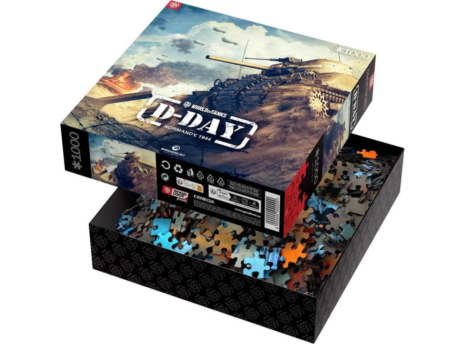 GOOD LOOT Puzzle World of Tanks: D-Day 1000 dílků