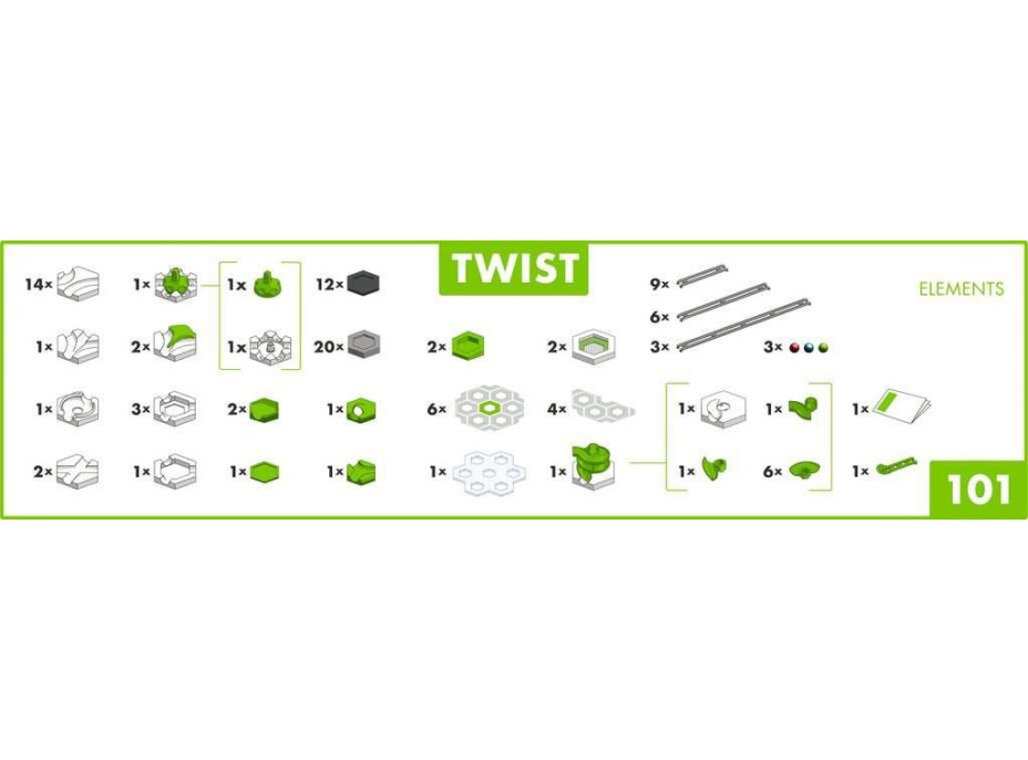 RAVENSBURGER GraviTrax Akční set Twist