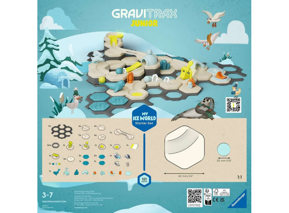 RAVENSBURGER GraviTrax Junior Startovní sada Ledový svět