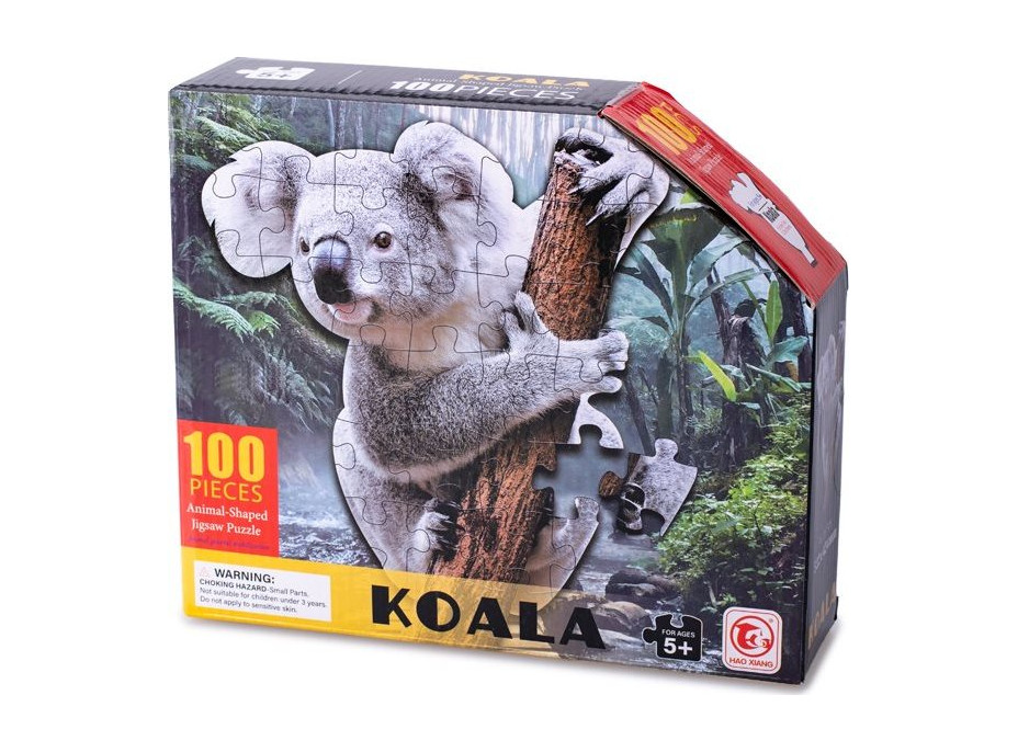 Obrysové puzzle Koala 100 dílků