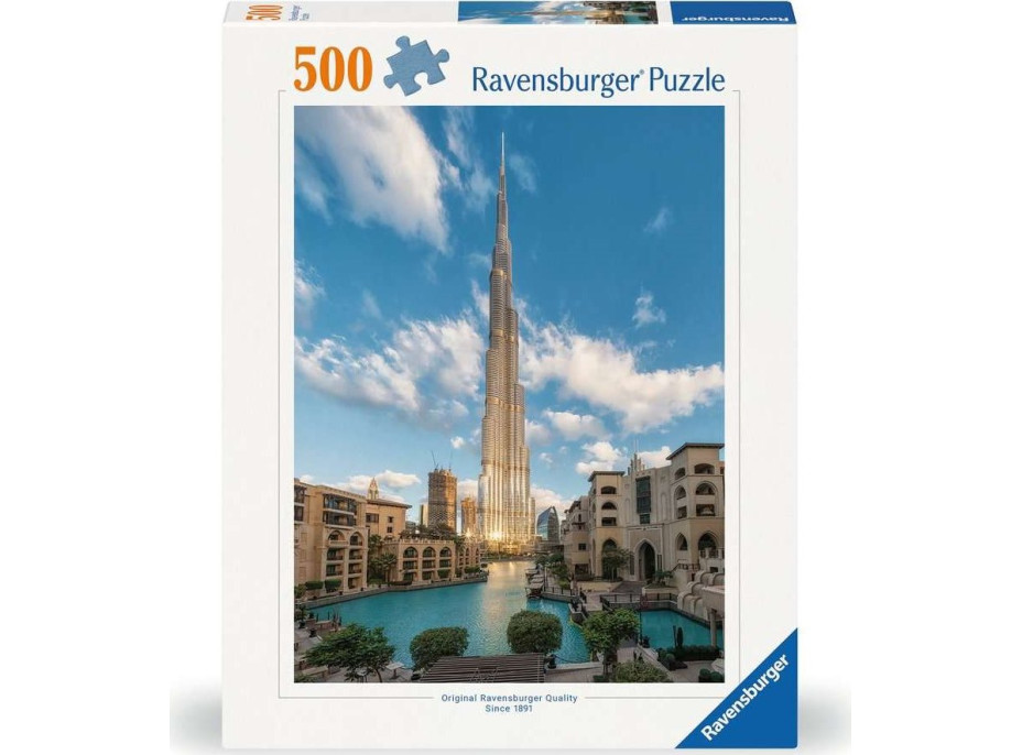 RAVENSBURGER Puzzle Burdž Chalífa, Dubaj 500 dílků