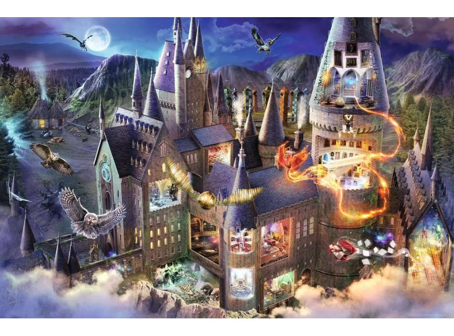 RAVENSBURGER Puzzle Harry Potter: Bradavický hrad 3000 dílků