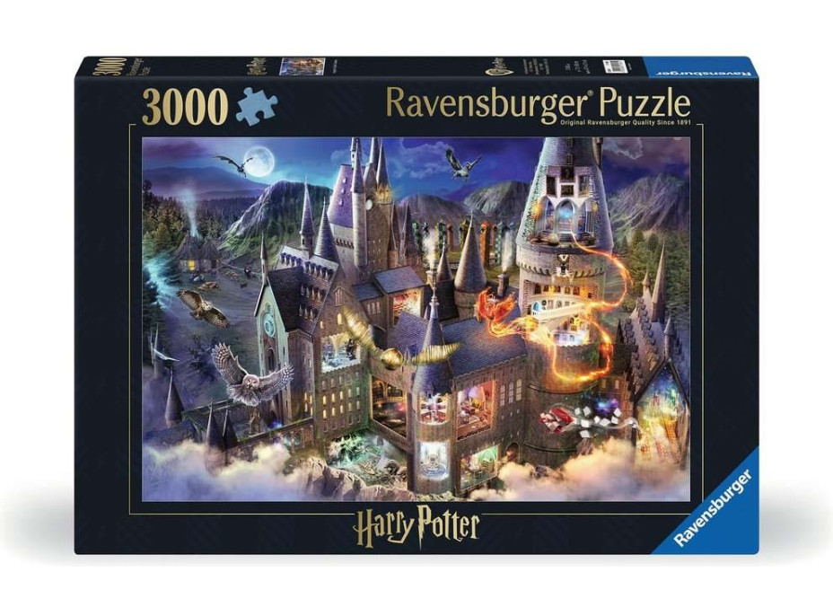 RAVENSBURGER Puzzle Harry Potter: Bradavický hrad 3000 dílků