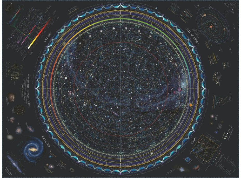 RAVENSBURGER Puzzle Vesmír 1500 dílků