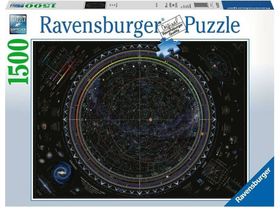 RAVENSBURGER Puzzle Vesmír 1500 dílků