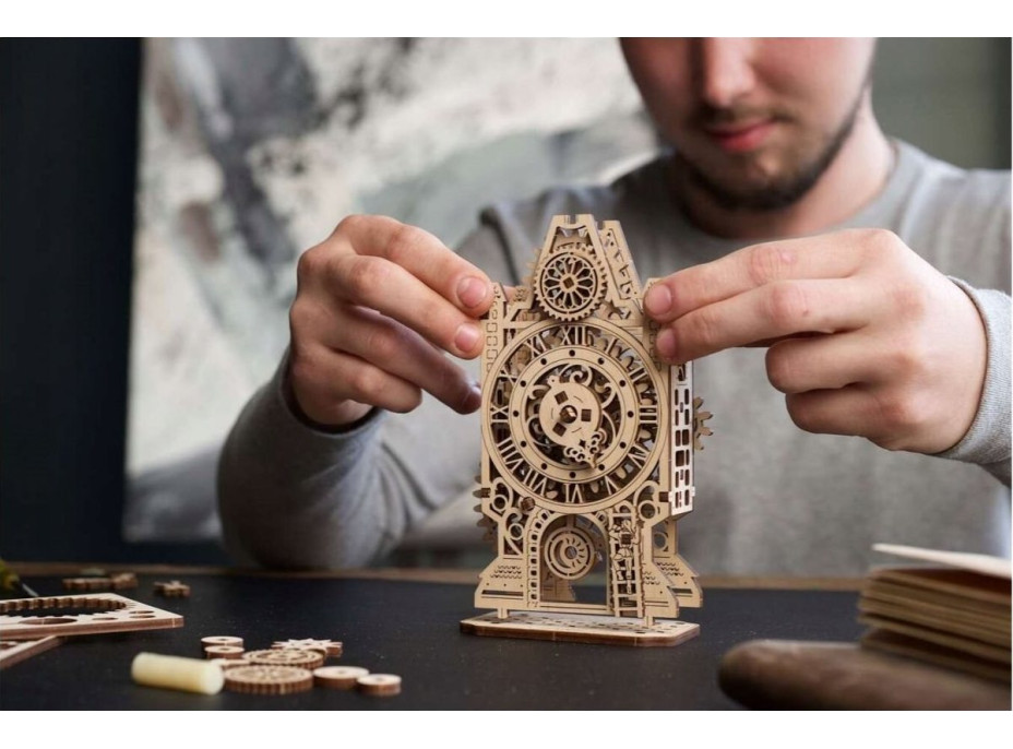 UGEARS 3D puzzle Hodinová věž 44 dílků