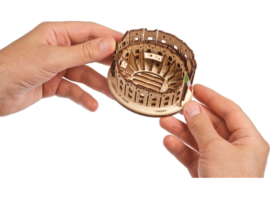 UGEARS 3D puzzle Koloseum, Řím 63 dílků