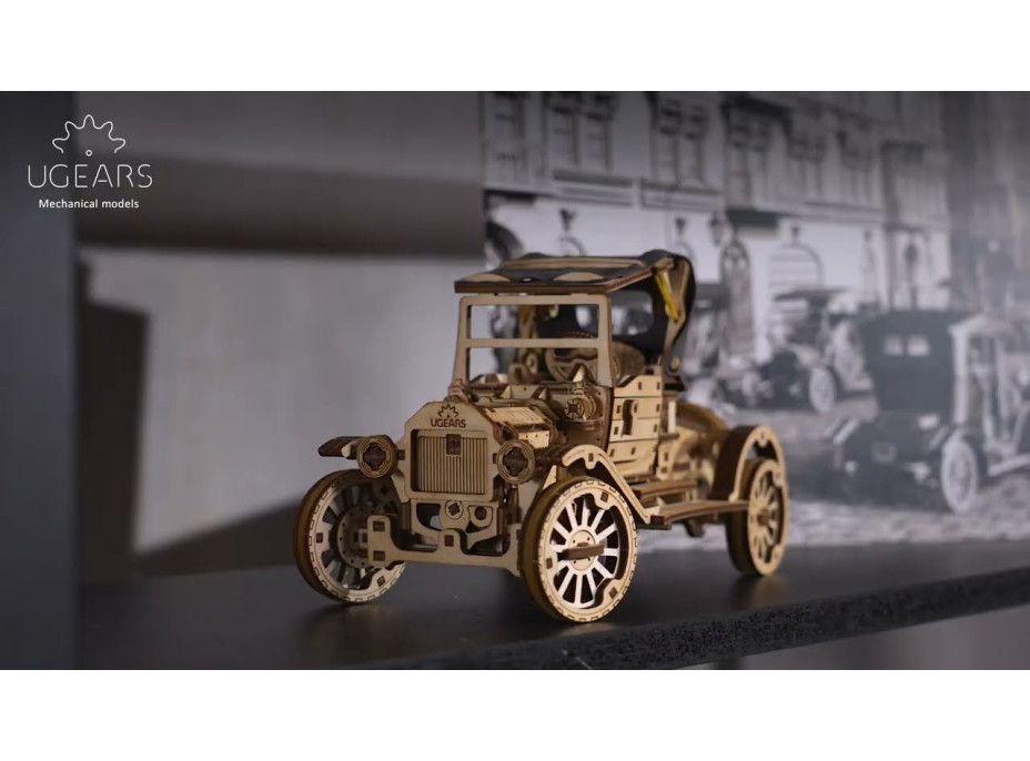 UGEARS 3D puzzle Retro car UGR-T 337 dílků