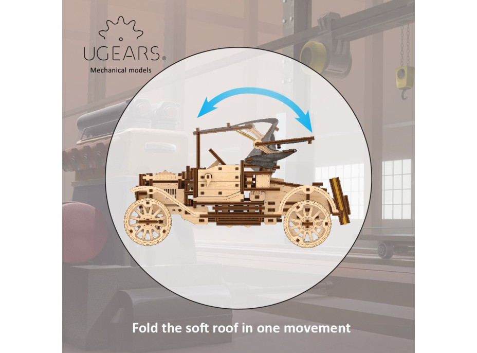 UGEARS 3D puzzle Retro car UGR-T 337 dílků