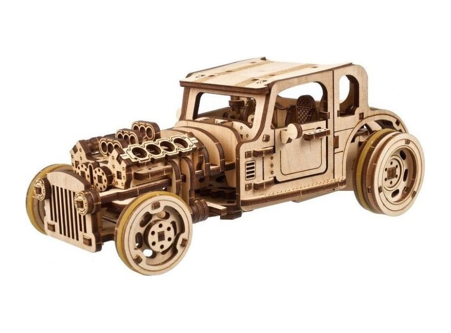 UGEARS 3D puzzle The Hot Rod Furious 207 dílků