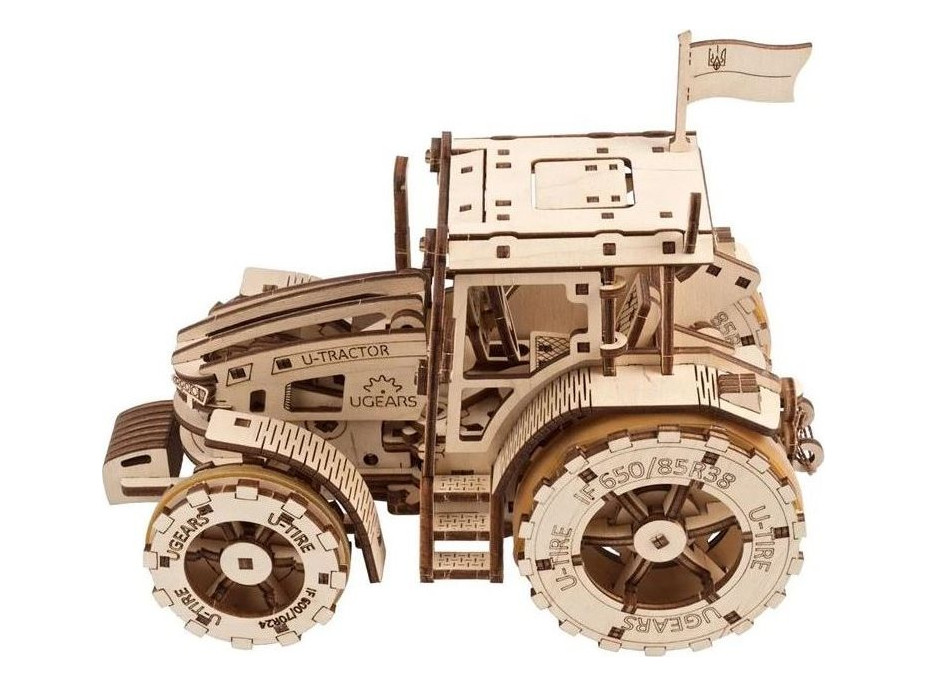 UGEARS 3D puzzle Traktor vítězí 272 dílků