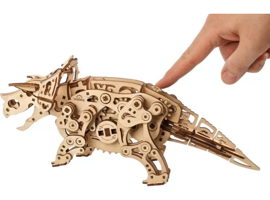 UGEARS 3D puzzle Triceratops 400 dílků