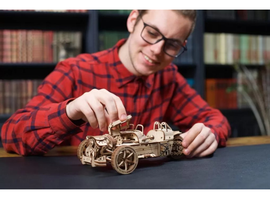 UGEARS 3D puzzle Tříkolka UGR-S 457 dílků