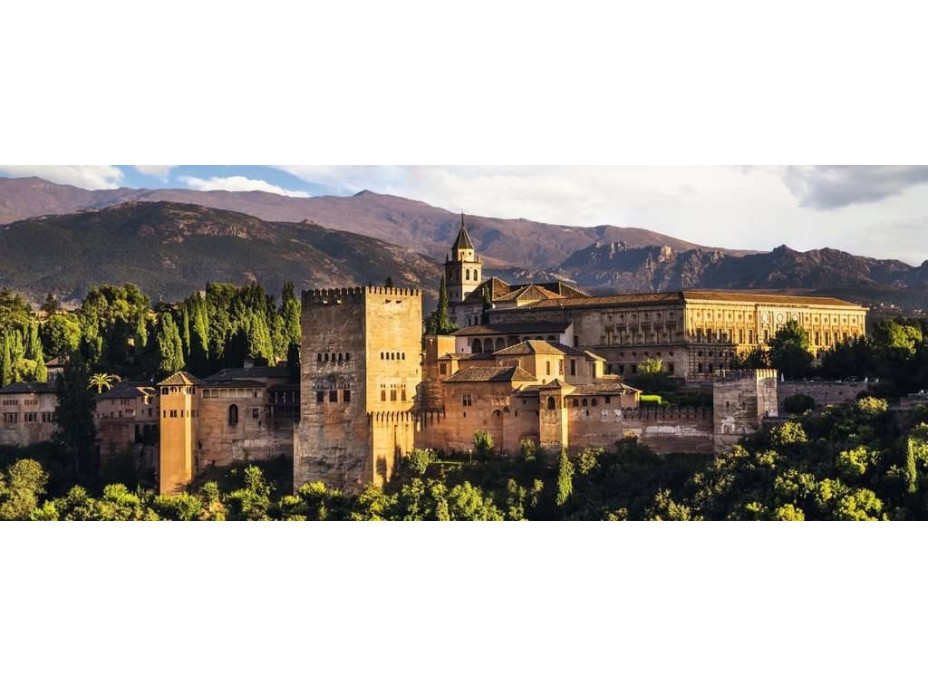 RAVENSBURGER Panoramatické puzzle Alhambra 1000 dílků