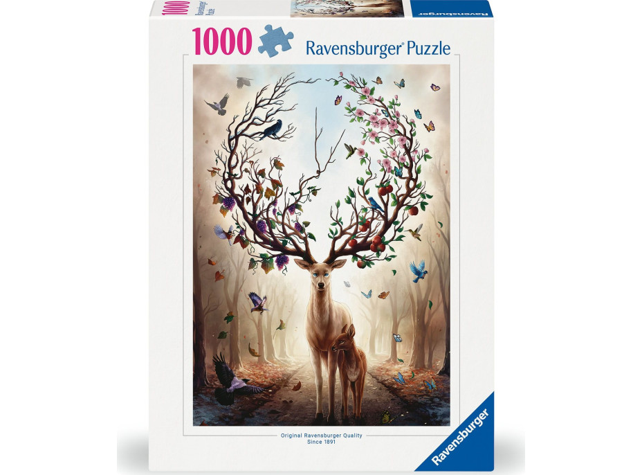 RAVENSBURGER Puzzle Bájný jelen 1000 dílků