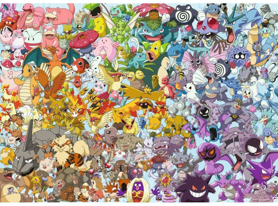 RAVENSBURGER Puzzle Challenge: Pokémon 1000 dílků