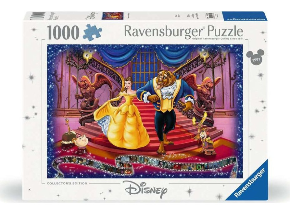 RAVENSBURGER Puzzle Kráska a zvíře 1000 dílků