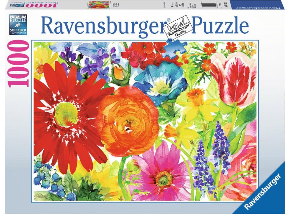 RAVENSBURGER Puzzle Květiny 1000 dílků