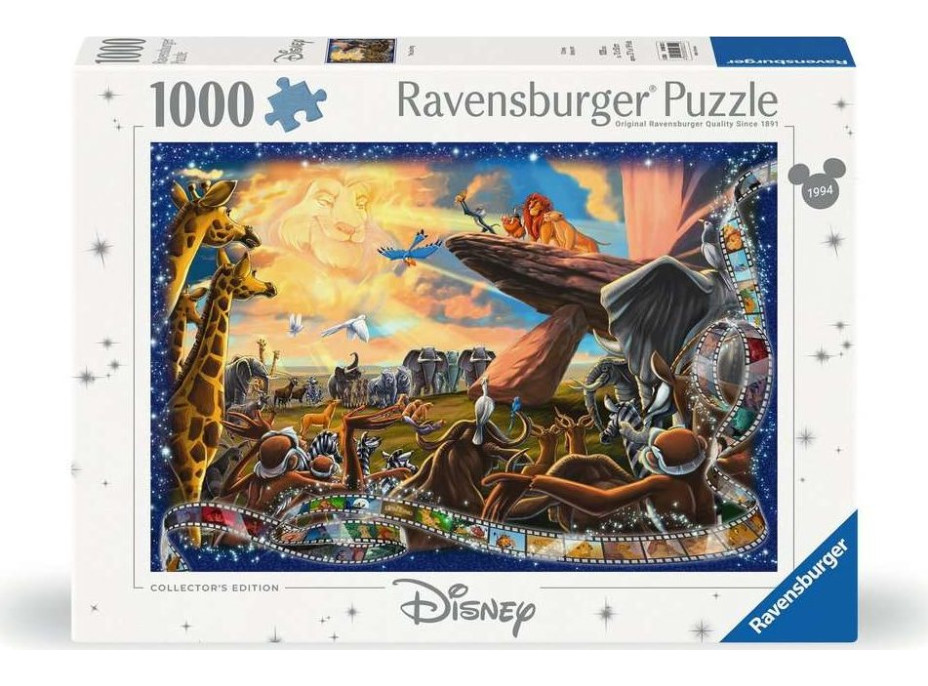 RAVENSBURGER Puzzle Lví král 1000 dílků