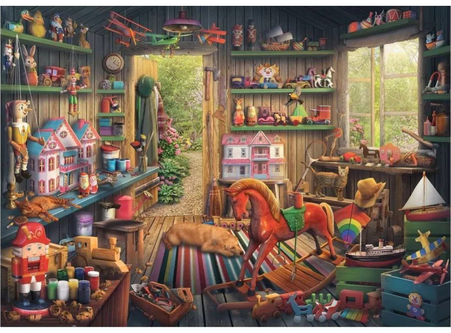 RAVENSBURGER Puzzle Nostalgické hračky 1000 dílků