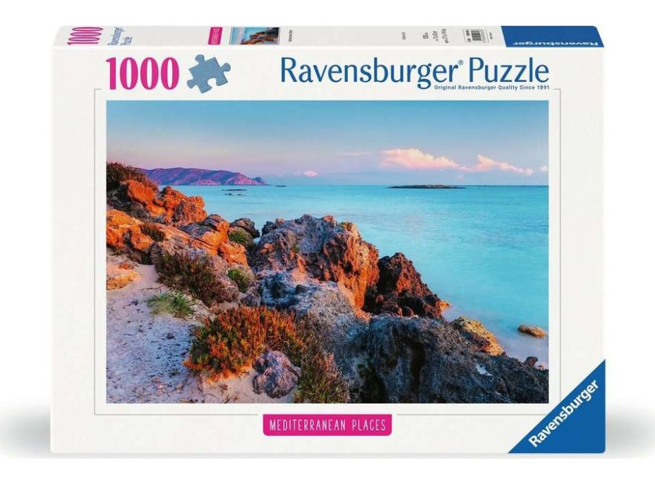 RAVENSBURGER Puzzle Řecko 1000 dílků