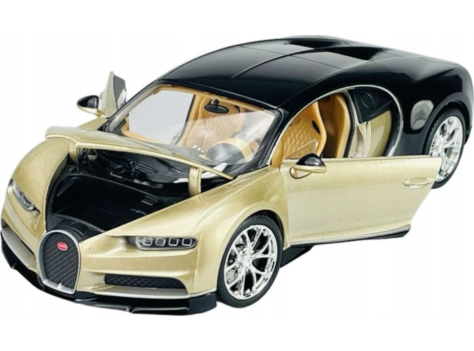 Welly Bugatti Chiron 1:24 zlato-černé