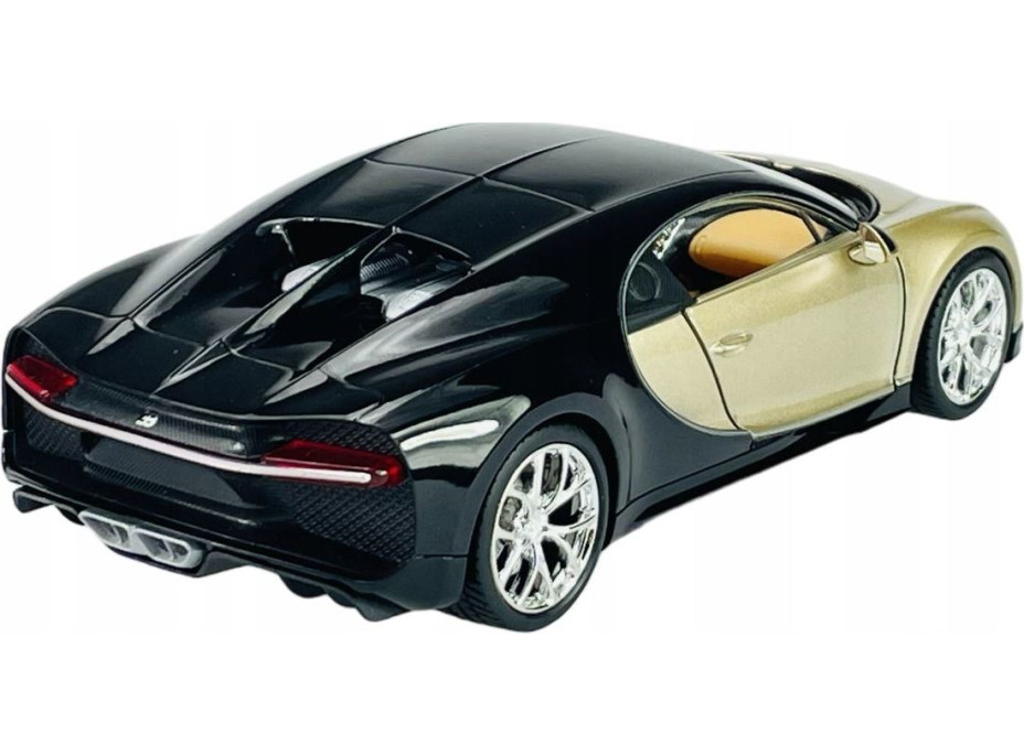 Welly Bugatti Chiron 1:24 zlato-černé