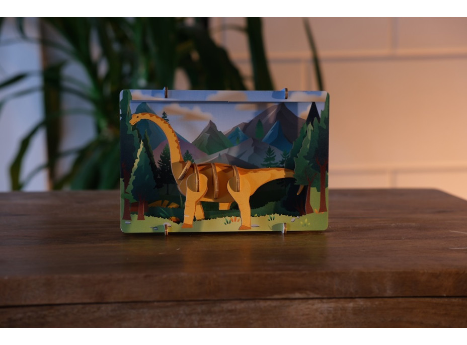 EscapeWelt 3D dřevěné puzzle Brontosaurus