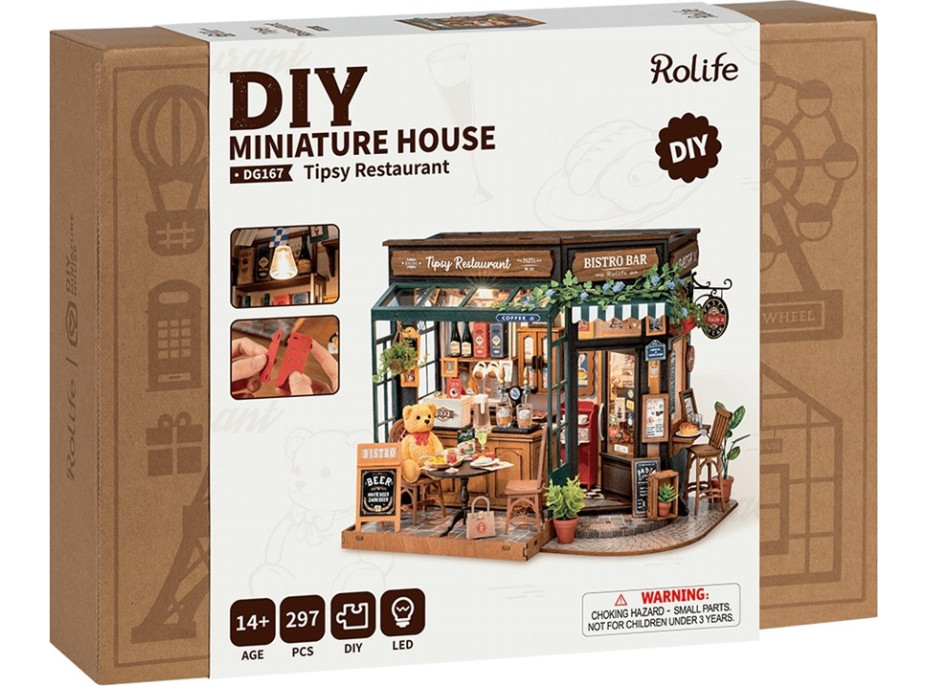 RoboTime Miniatura domečku Útulná restaurace