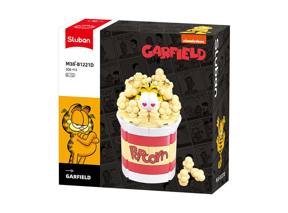 Sluban Builder M38-B1221D Garfield v popcornu