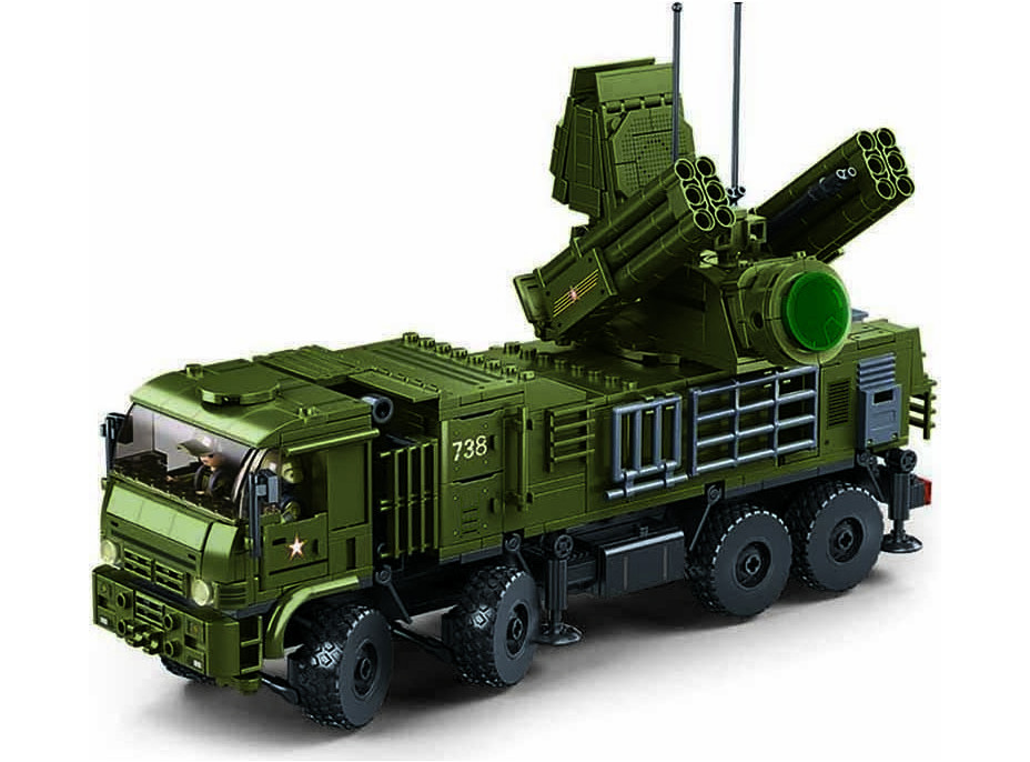 Sluban Model Bricks M38-B1252 Pantsir S1S v měřítku 1:35