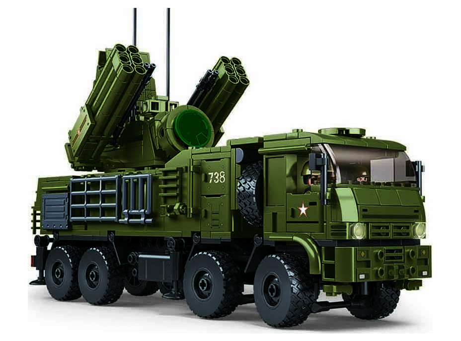 Sluban Model Bricks M38-B1252 Pantsir S1S v měřítku 1:35