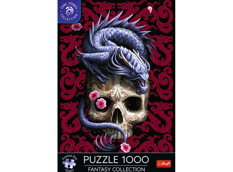 TREFL Puzzle Premium Plus Fantasy Collection: Orientální drak 1000 dílků