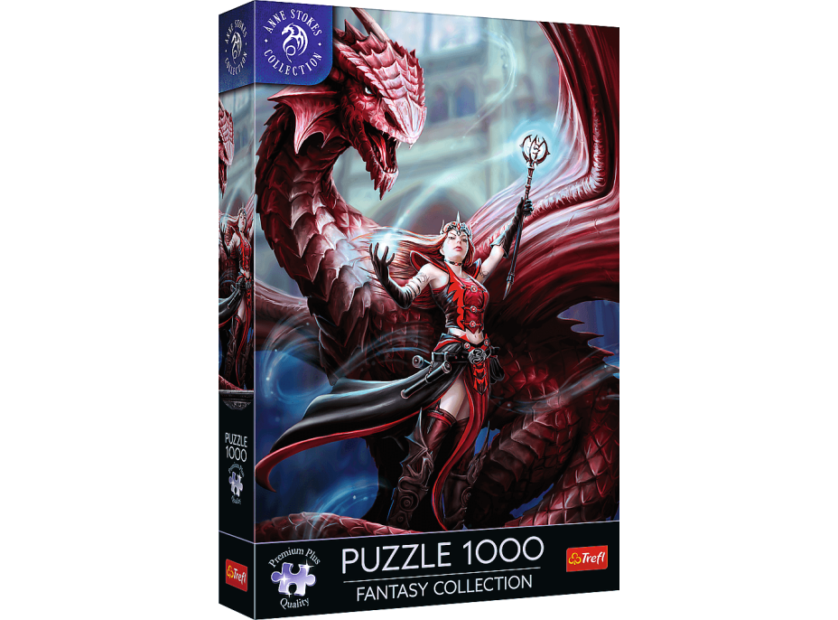 TREFL Puzzle Premium Plus Fantasy Collection: Šarlatový mág 1000 dílků